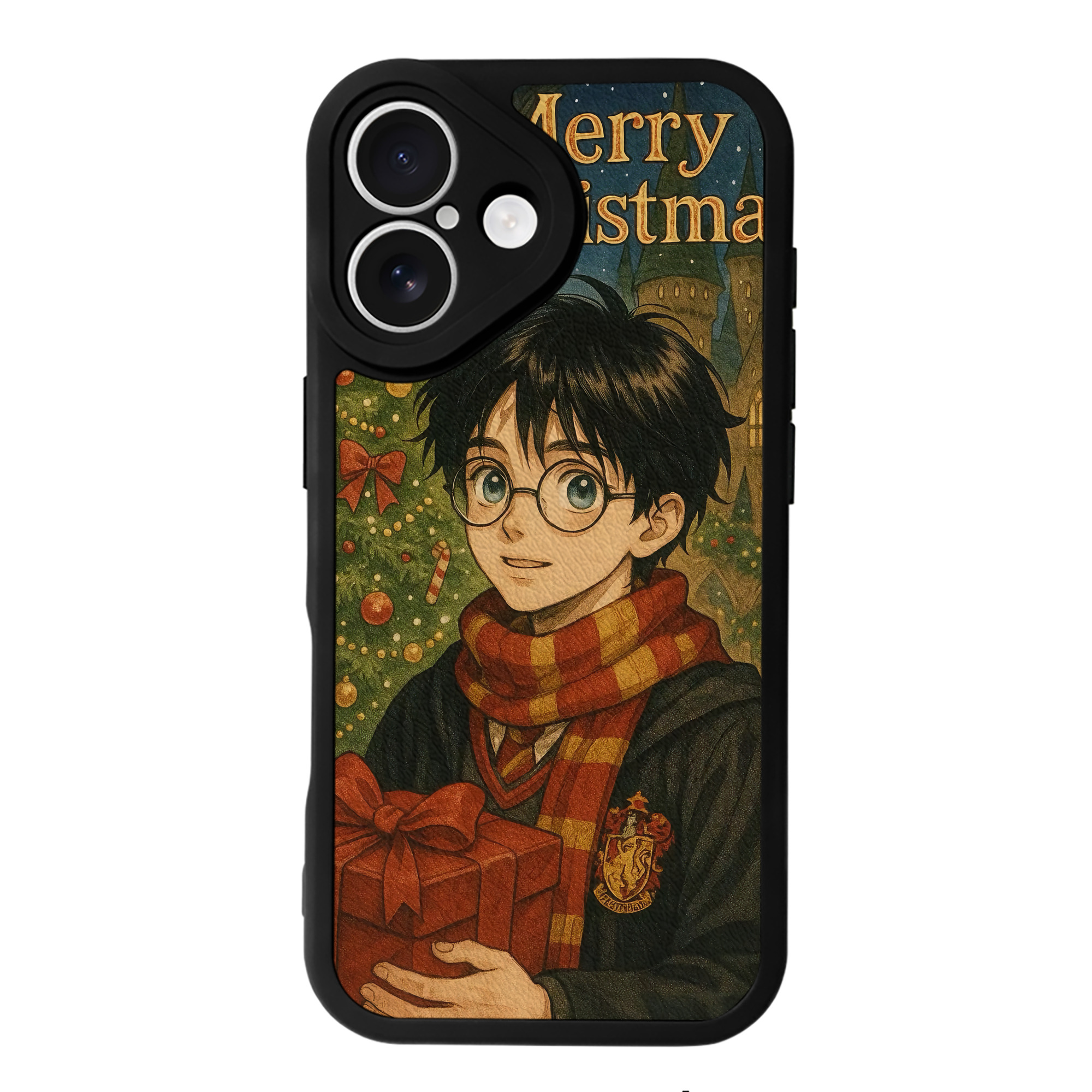 （画像用） Harry Potter ハリー・ポッターシリーズ 【iPhone 16シリーズ対応】シリコンスマホケース（レザー調） 材質：シリコン